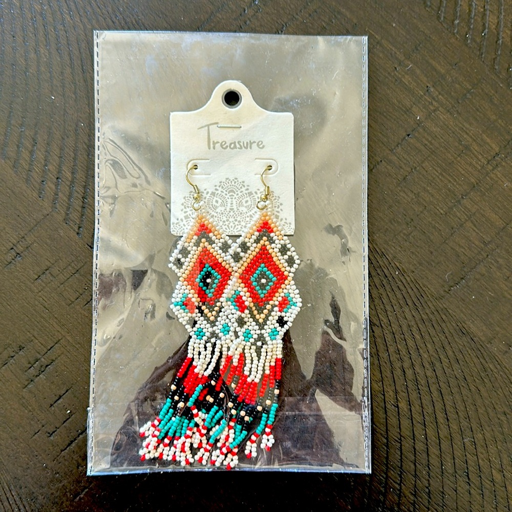Western Seed Bead Earrings